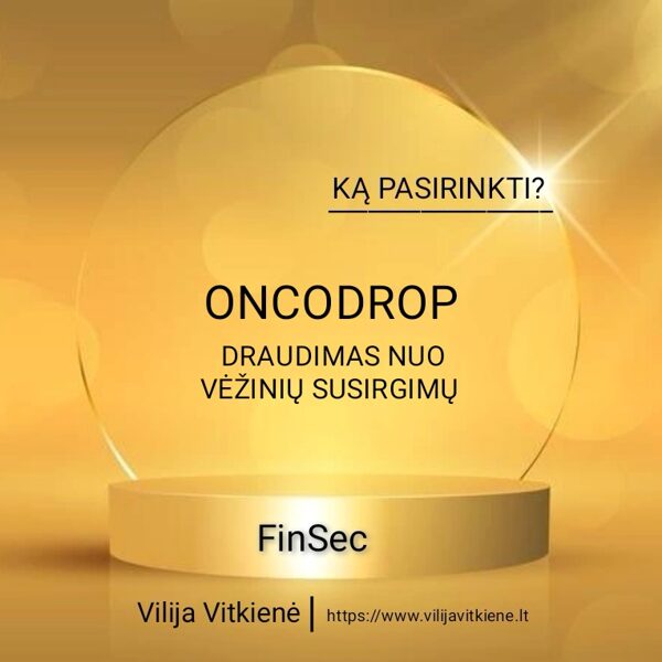 ONCODROP DRAUDIMAS NUO VĖŽINIŲ SUSIRGIMŲ 