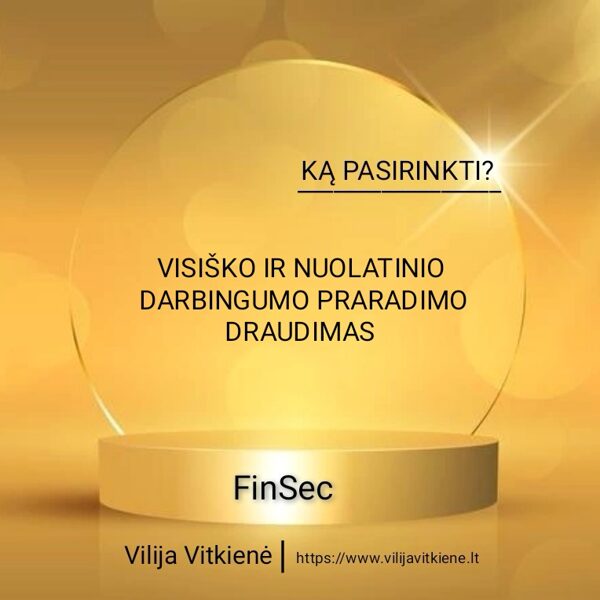 VISIŠKO IR NUOLATINIO DARBINGUMO PRARADIMO 