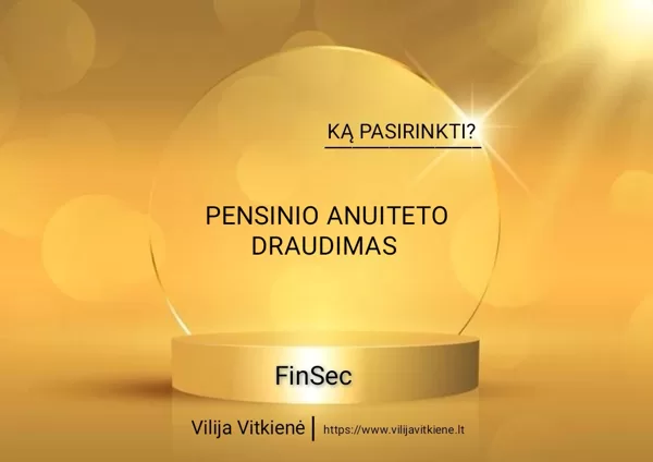 PENSINIO ANUITETO DRAUDIMAS 